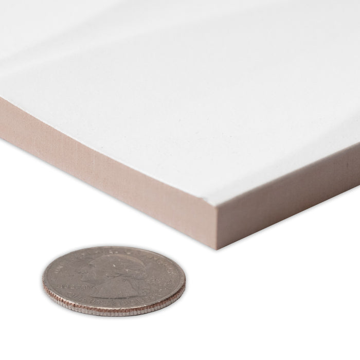 Cotton Ceramic Diamond Glossy White Tile Matte 8