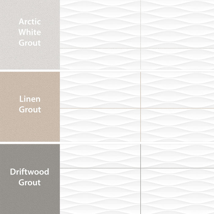 Cotton Ceramic Diamond Glossy White Tile Matte 4