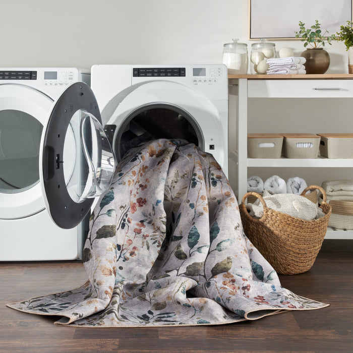 Nourison Washables NWB05 Grey Multicolor GRYMT