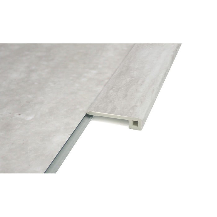 Emcore Hylton Vinyl Ivory End Cap Matte & Satin 1