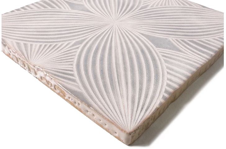 Melody Ceramic Eme Ash Audrey Decor Tile Glossy 2