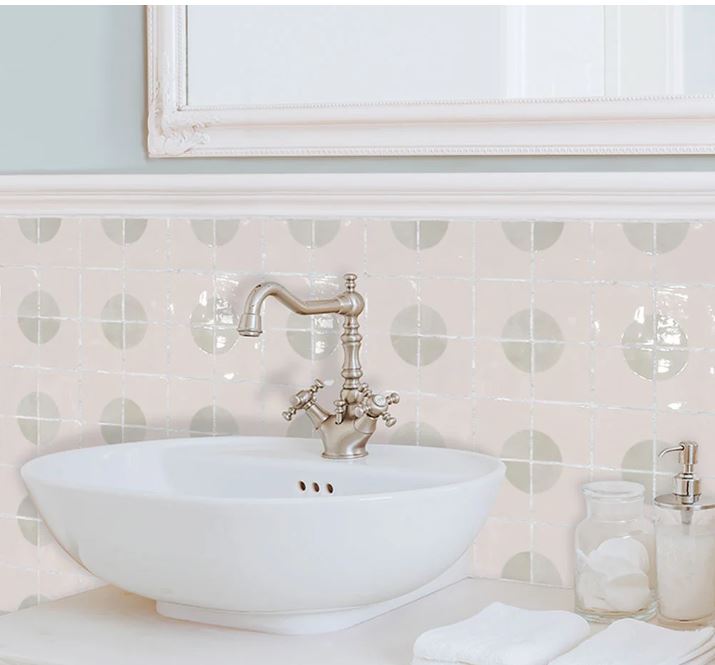 Melody Ceramic Eme Ash Chloe Decor Tile Glossy 4