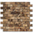 Emperador Dark Marble Mosaic - 1" x 2" Brick Honed