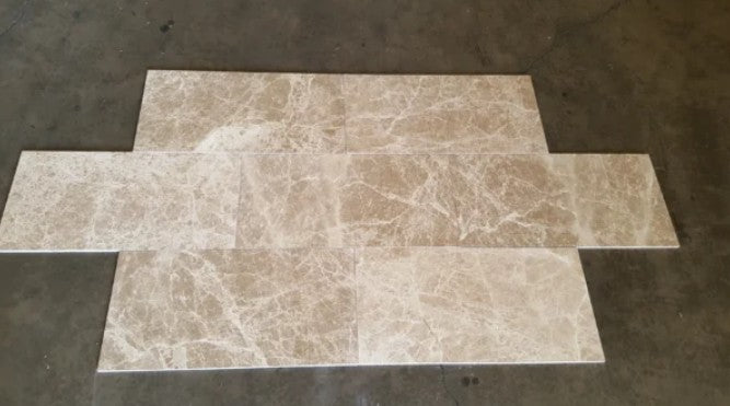 Emperador Light Marble Tile Polished 3