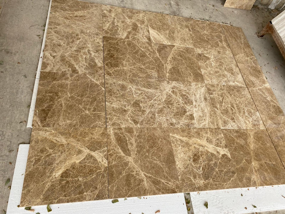 Emperador Light Marble Tile Polished 1