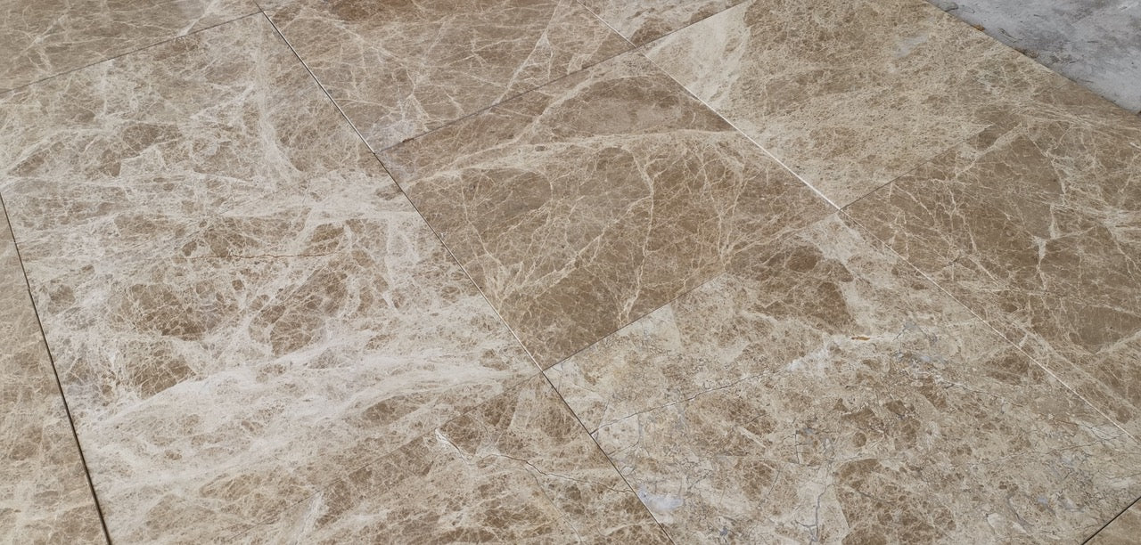 Emperador Light Marble Tile Honed 3