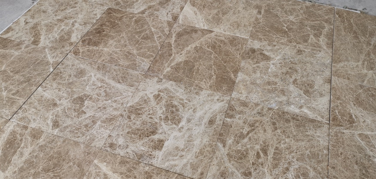 Emperador Light Marble Tile Honed 4