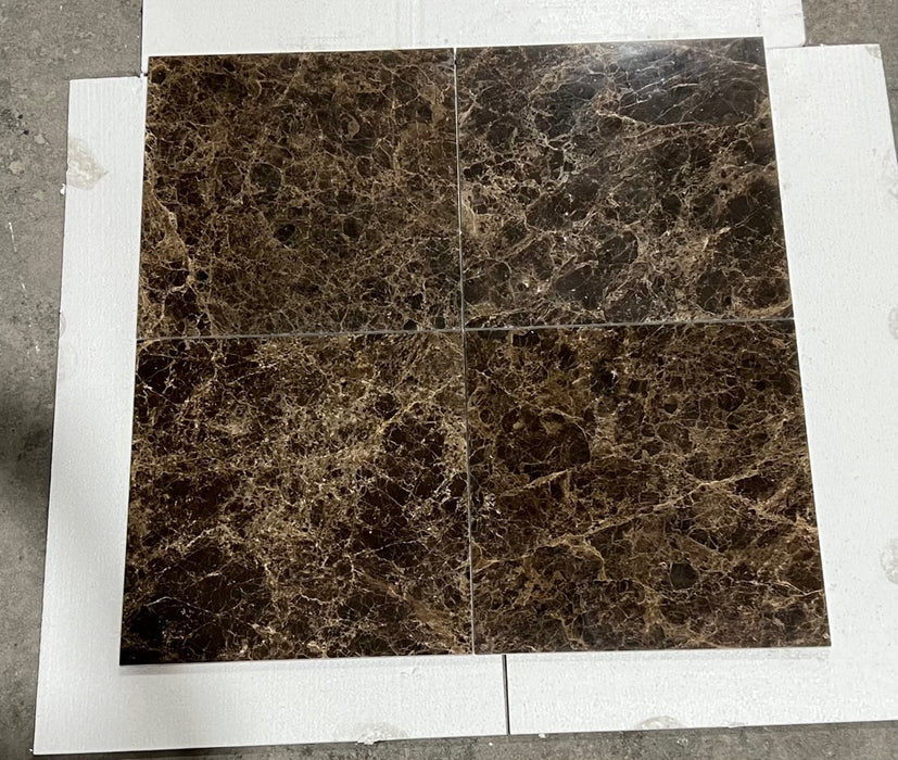 Emperador Dark Marble Tile Polished 2