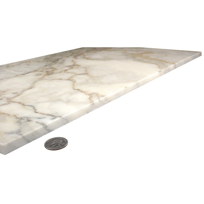 Calacata Giallo Honed Marble Tile 6