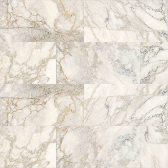 Calacata Giallo Honed Marble Tile 1