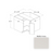 Frameless European Style Wood Matte Ivory Corner Lazy Susan Base Cabinet Matte Ivory 1