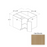 Frameless European Style Wood Oak Blonde Corner Lazy Susan Base Cabinet Oak Blonde 1