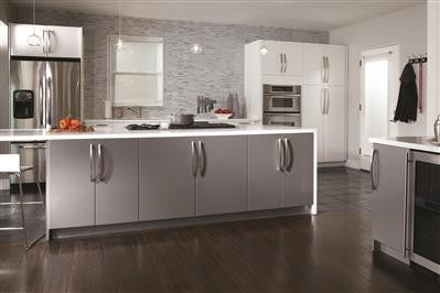 Essential'Z Zinc Satin Nickel Cabinet Pull 15