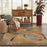 Expressions Multicolor XP07 Polypropylene Blend Contemporary Area Rug - 5 Ft x 7 Ft