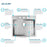 Crosstown Stainless Steel Kitchen Sink 16