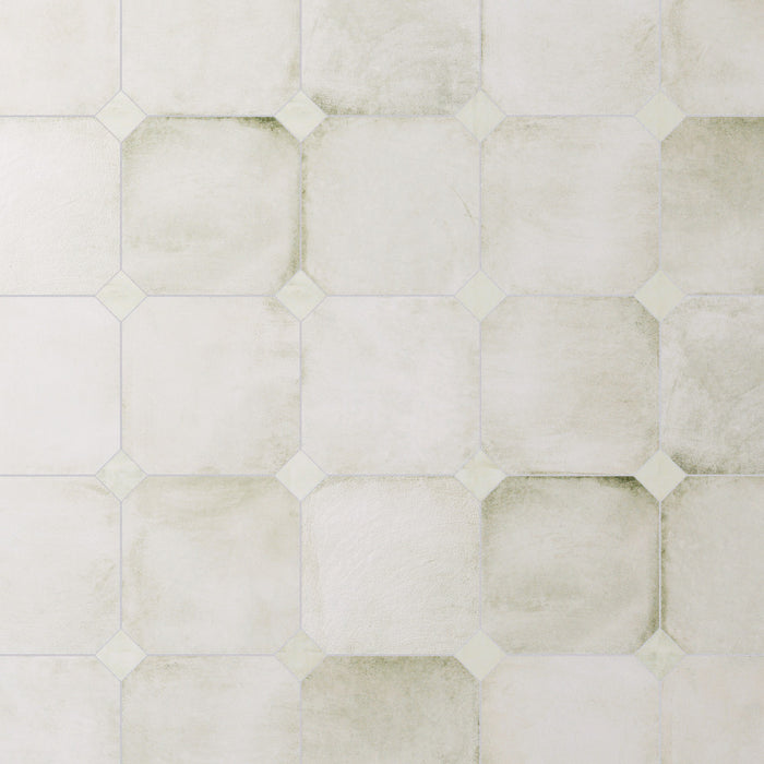 Laverton Porcelain Octagon Nieve Tile Matte 1