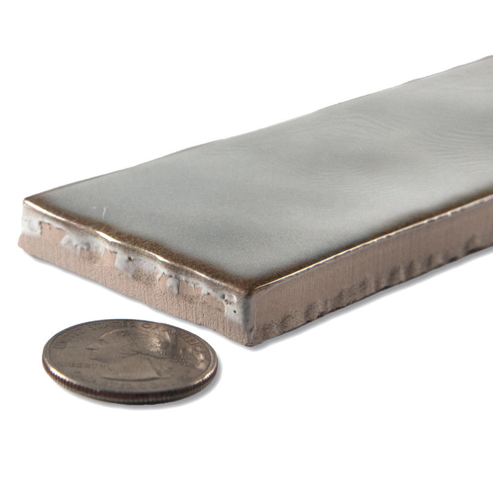 Hudson Ceramic Studio Soho Brick Grey Eye Tile Glossy 10