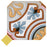 Vaudeville Porcelain Octagon Deco Diglas with Taco Lima Tile Matte 3