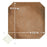 Laverton Porcelain Octagon Natural with Taco Nieve Tile Matte 9