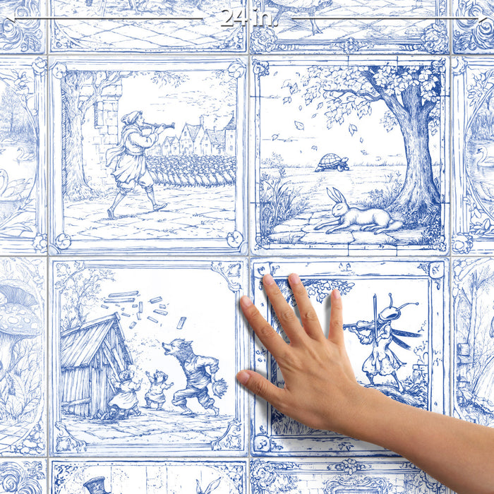 Once Porcelain Upon A Tile Mixed 9