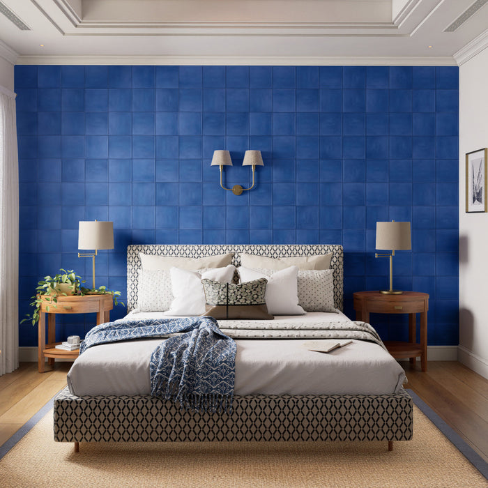 Saddle Ceramic Denim Tile Satin 2
