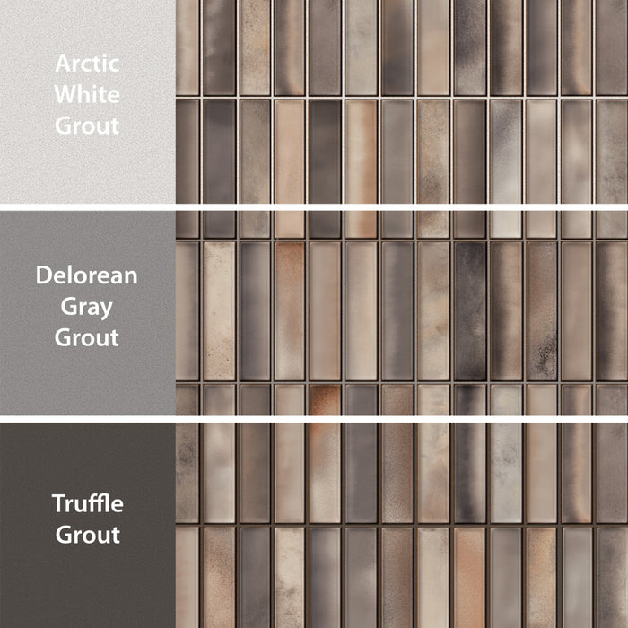 Borealis Ceramic Greige Tile Glossy 4
