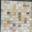 White Cross Cut Onyx Mosaic - 1" x 1" Polished Onyx Mosaic - 5/8" x 5/8"