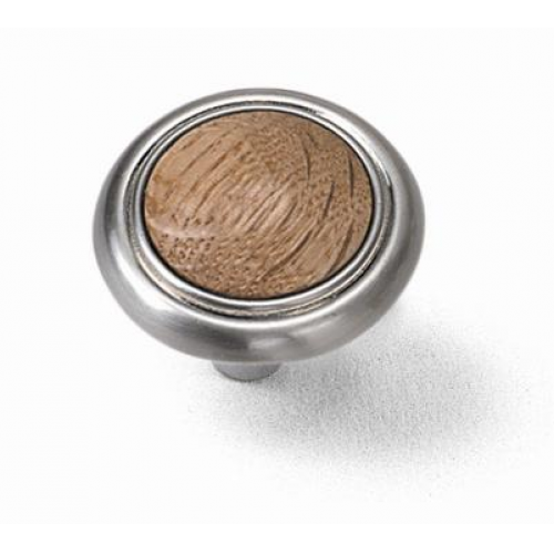 First Family Zinc Alloy Cabinet Knob Satin Chrome 3