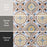 Vaudeville Porcelain Octagon Deco Diglas with Taco Azzuro Tile Matte 5