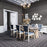 Vaudeville Porcelain Octagon Antracita with Taco Azzuro Tile Matte 2