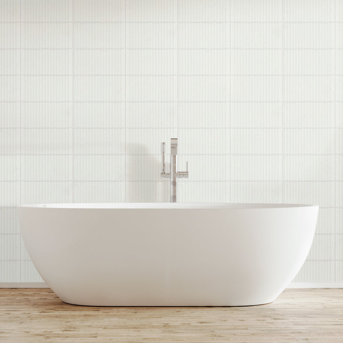 Kings Ceramic Loft White Tile Matte 6