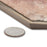 Picket Porcelain Arenta Clay with White Square Tile Matte 9