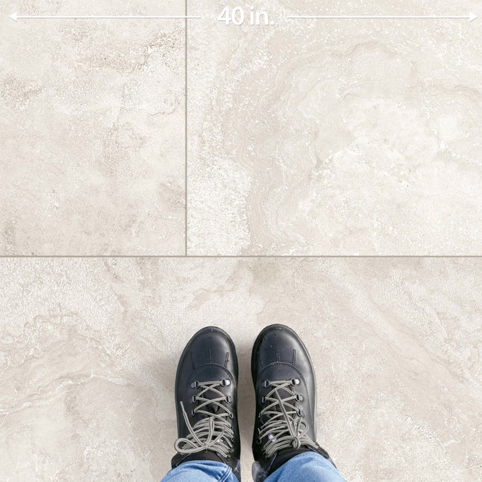 Lithoteke Porcelain Honed Travertino Rapalano Tile Mixed 7