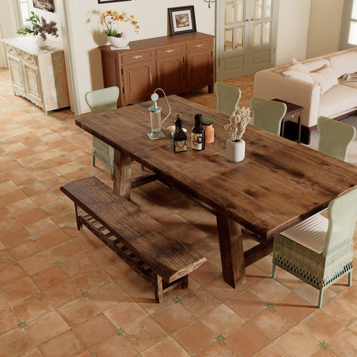 Kings Porcelain Nonna with Sage Star Tile Mixed 2