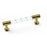 Kristal Zinc Alloy Cabinet Pull Brass 1
