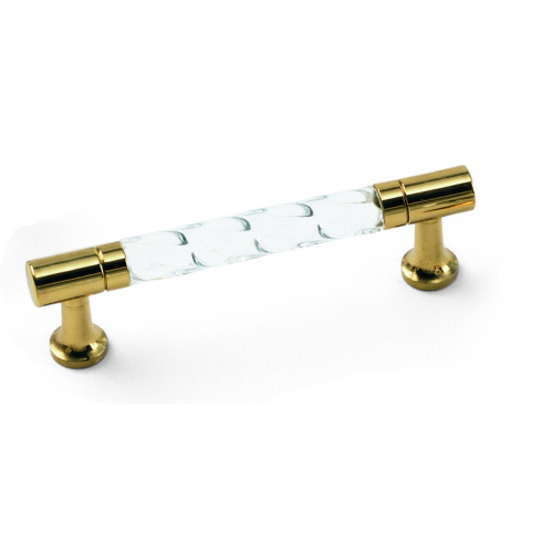 Kristal Zinc Alloy Cabinet Pull Brass 1