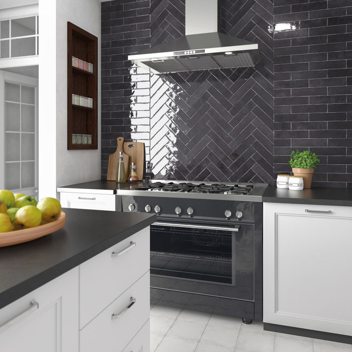 Tribeca Porcelain Studio Basalt Tile Glossy 2
