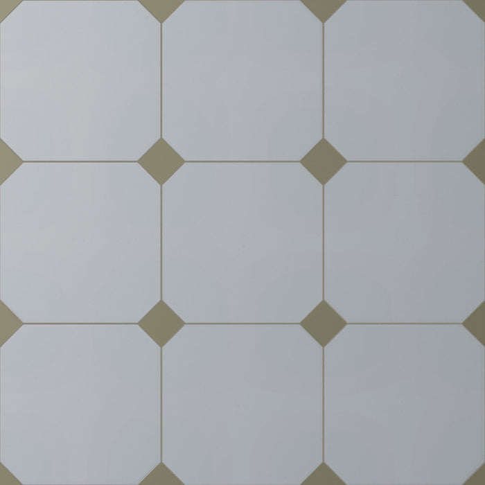 Vaudeville Porcelain Octagon Humo with Taco Oliva Tile Matte 1