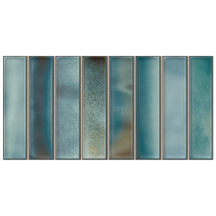 Borealis Ceramic Aqua Tile Glossy 1