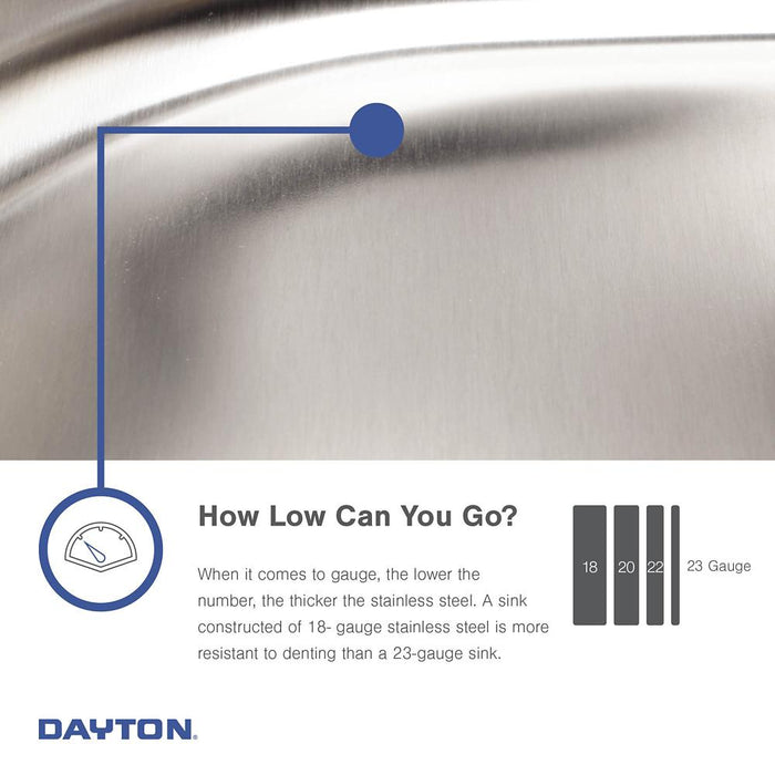 Dayton Stainless Steel Kitchen Sink 5
