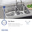 Dayton Stainless Steel Kitchen Sink 6