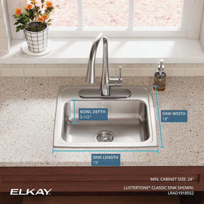 Lustertone Classic Stainless Steel Kitchen Sink 10
