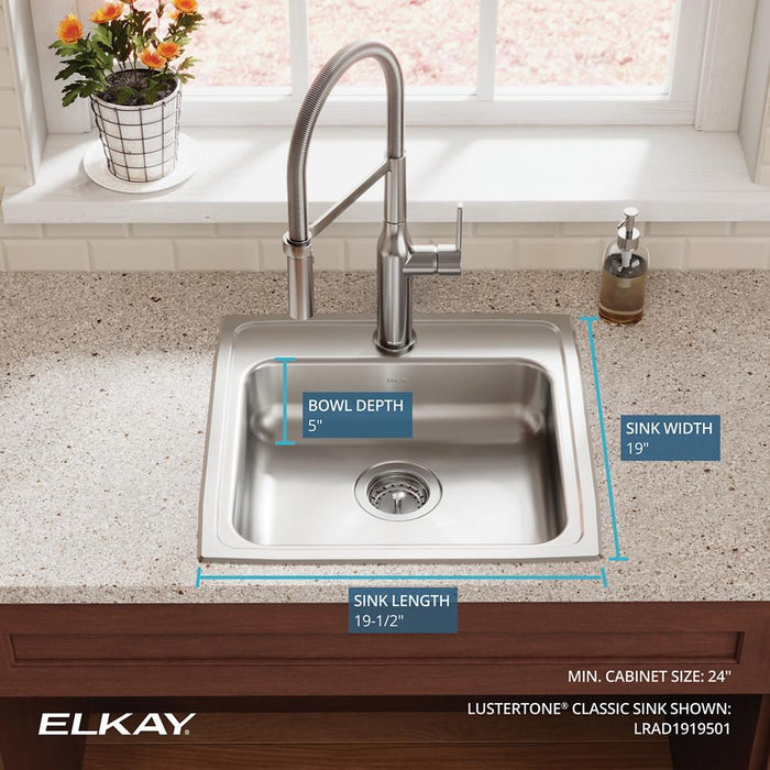 Lustertone Classic Stainless Steel Kitchen Sink 6