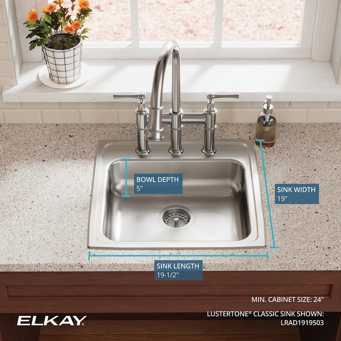 Lustertone Classic Stainless Steel Kitchen Sink 10