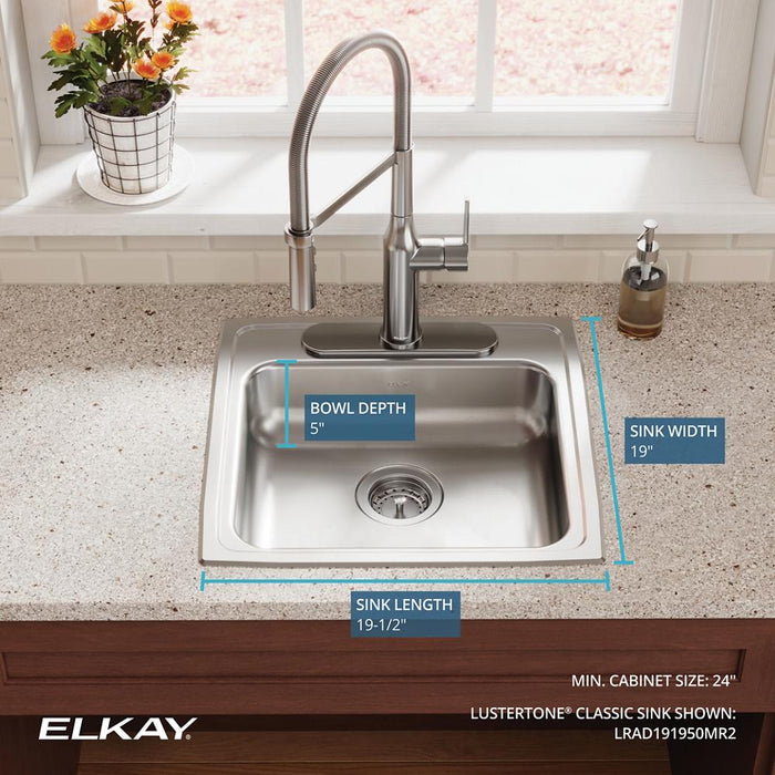 Lustertone Classic Stainless Steel Kitchen Sink 10