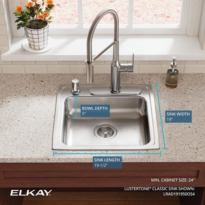 Lustertone Classic Stainless Steel Kitchen Sink 10