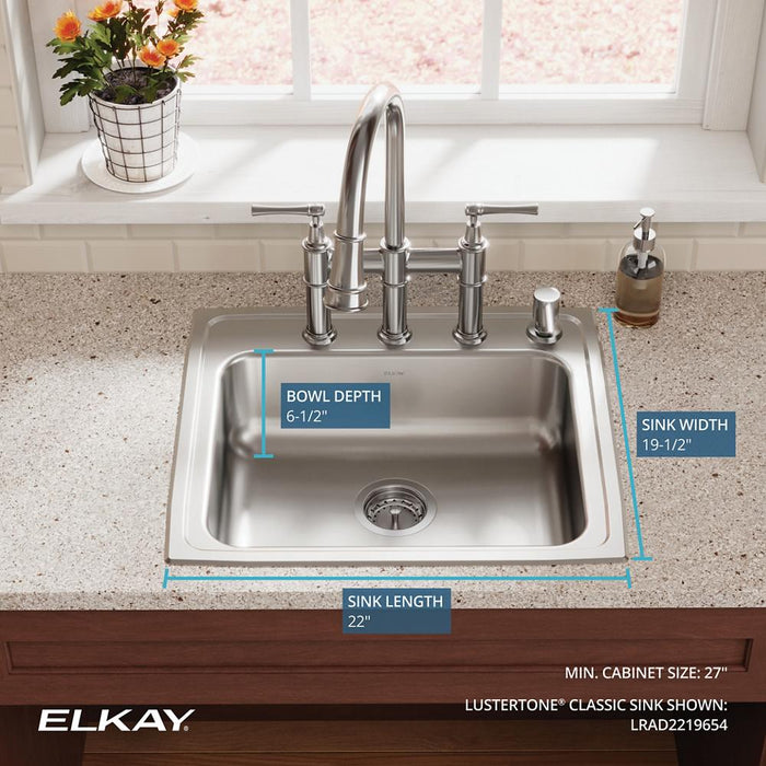 Lustertone Classic Stainless Steel Kitchen Sink 9