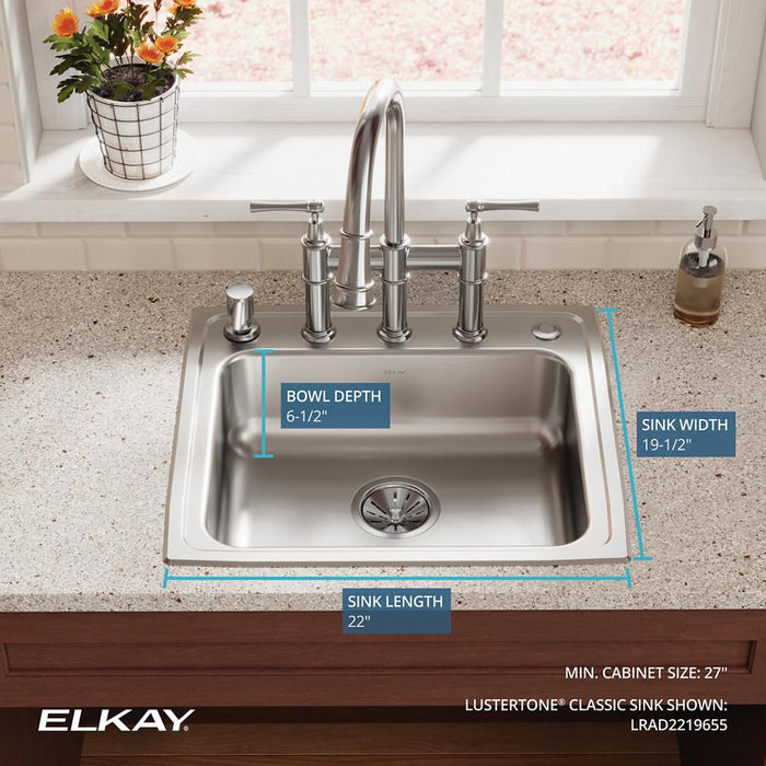 Lustertone Classic Stainless Steel Kitchen Sink 9