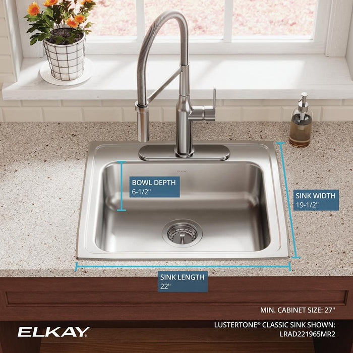 Lustertone Classic Stainless Steel Kitchen Sink 9