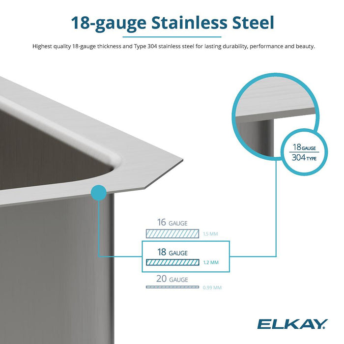 Lustertone Classic Stainless Steel Kitchen Sink 7
